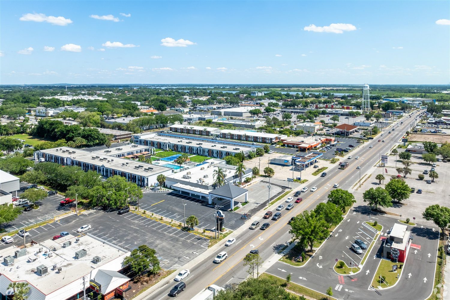 Aerial view of The Jade community