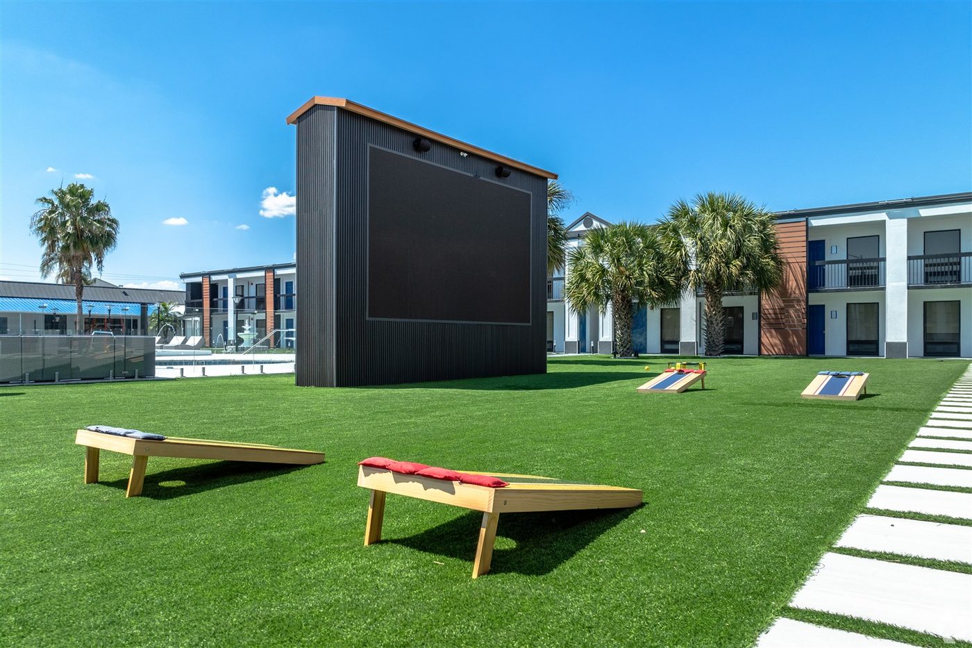 Outdoor movie theater